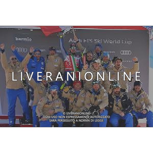 Sci Alpino Bormio, Italia 28/12/2019 Coppa del Mondo - Discesa Libera Maschile Nella foto: team ita podio bormio ©LM/Giorgio Panacci - Alessio Marini - /AGENZIA ALDO LIVERANI SAS