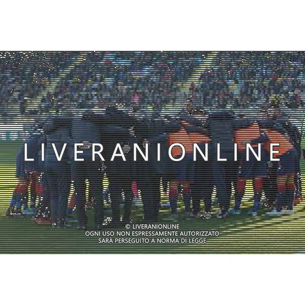 Frosinone vs Crotone Campionato Serie B - 18 giornata Stadio Benito Stirpe - Frosinone 26-12-2019 nella foto Crotone prima della gara FOTO FEDERICO GAETANO-AG ALDO LIVERANI SAS