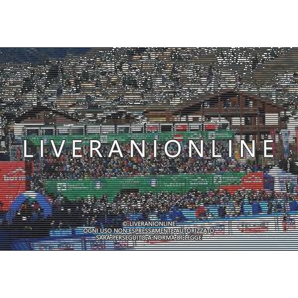Sci Alpino Bormio, Italia 29/12/2019 Coppa del Mondo - Combinata Maschile Nella foto: tribuna bormio FOTO GIORGIO PANACCI-ALESSIO MARINI-AG ALDO LIVERANI SAS