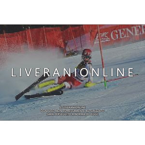 Sci Alpino Bormio, Italia 29/12/2019 Coppa del Mondo - Combinata Maschile Nella foto: johannes strolz caduta FOTO GIORGIO PANACCI-ALESIO MARINI-AG ALDO LIVERANI SAS