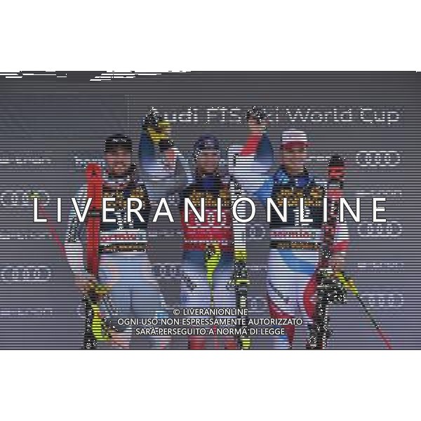 Sci Alpino Bormio, Italia 29/12/2019 Coppa del Mondo - Combinata Maschile Nella foto: podio combinata bormio FOTO GIORGIO PANACCI-ALESIO MARINI-AG ALDO LIVERANI SAS