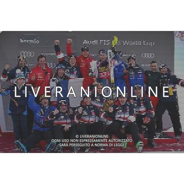 Sci Alpino Bormio, Italia 29/12/2019 Coppa del Mondo - Combinata Maschile Nella foto: squadra francia bormio FOTO GIORGIO PANACCI-ALESIO MARINI-AG ALDO LIVERANI SAS