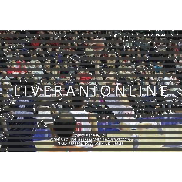 Campionato di Basket Serie A 2019/2020 Trieste, Italia 29/12/2019 Pallacanestro Trieste vs Fortitudo Bologna Nella foto: Il volo di Jon Elmore (Allianz Pallacanestro Trieste) FOTO LUCA TEDESCHI-ALESSIO MARINI-AG ALDO LIVERANI SAS