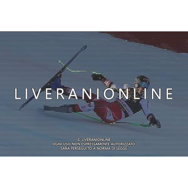 Sci Alpino Bormio, Italia 29/12/2019 Coppa del Mondo - Combinata Maschile (Super G) Nella foto: NEUMAYER Christopher (AUT) crash in Carcentina FOTO SERGIO BISI-ALESSIO MARINI-AG ALDO LIVERANI SAS