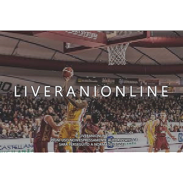 Campionato di Basket Serie A 2019/2020 Venezia, Italia 29/12/2019 Umana Reyer Venezia vs Carpegna Prosciutto Pesaro Nella foto: Jaylen Barford del Carpegna Prosciutto Basket Pesaro a canestro FOTO MATTIA RADONI-ALESSIO MARINI-AG ALDO LIVERANI SAS