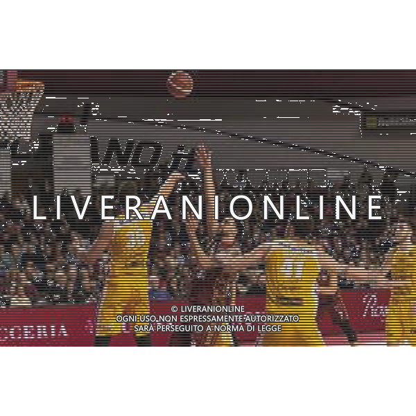 Campionato di Basket Serie A 2019/2020 Venezia, Italia 29/12/2019 Umana Reyer Venezia vs Carpegna Prosciutto Pesaro Nella foto: Il pallonetto di Austin Daye dell\'Umana Reyer Venezia FOTO MATTIA RADONI-ALESSIO MARINI-AG ALDO LIVERANI SAS