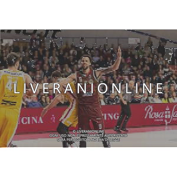 Campionato di Basket Serie A 2019/2020 Venezia, Italia 29/12/2019 Umana Reyer Venezia vs Carpegna Prosciutto Pesaro Nella foto: Austin Daye dell\'Umana Reyer Venezia si lamenta per un fallo non concesso FOTO MATTIA RADONI-ALESSIO MARINI-AG ALDO LIVERANI SAS