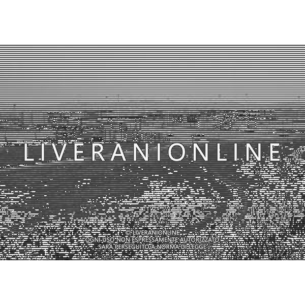 RETROSPETTIVA 1982 - Vedute di GORIZIA Citta\' divisa in due da un muro costruito nel 1947 sul confine italo-jugoslavo di Nova Gorica (Slovenia). ©Archivio Giovanni Liverani/ AGENZIA ALDO LIVERANI SAS