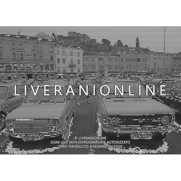 RETROSPETTIVA 1982 - Vedute di GORIZIA Citta\' divisa in due da un muro costruito nel 1947 sul confine italo-jugoslavo di Nova Gorica (Slovenia). ©Archivio Giovanni Liverani/ AGENZIA ALDO LIVERANI SAS