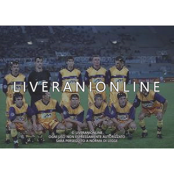 29-09-1999 ROMA CHAMPIONS LEAGUE LAZIO NK MARIBOR 4-0 NELLA FOTO FORMAZIONE NK MARIBOR AG ALDO LIVERANI SAS