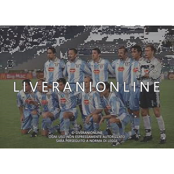 29-09-1999 ROMA CHAMPIONS LEAGUE LAZIO NK MARIBOR 4-0 NELLA FOTO FORMAZIONE LAZIO AG ALDO LIVERANI SAS