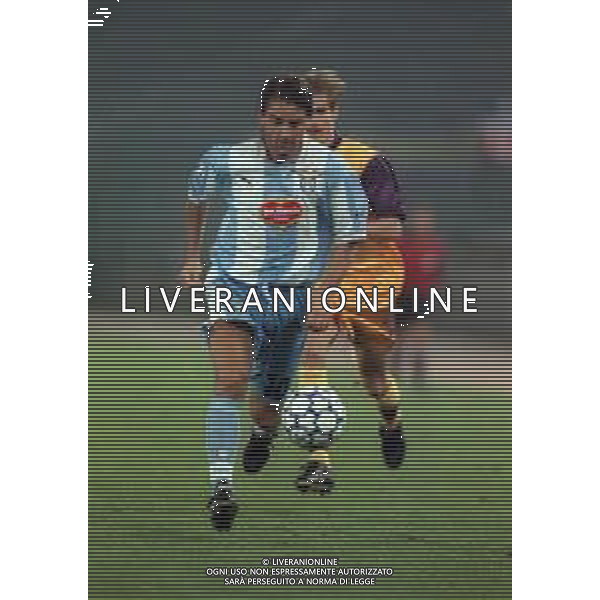 29-09-1999 ROMA CHAMPIONS LEAGUE LAZIO NK MARIBOR 4-0 NELLA FOTO ROBERTO MANCINI AG ALDO LIVERANI SAS