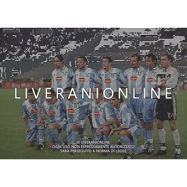 29-09-1999 ROMA CHAMPIONS LEAGUE LAZIO NK MARIBOR 4-0 NELLA FOTO FORMAZIONE LAZIO AG ALDO LIVERANI SAS