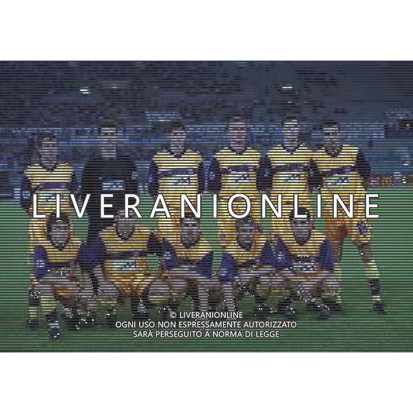 29-09-1999 ROMA CHAMPIONS LEAGUE LAZIO NK MARIBOR 4-0 NELLA FOTO FORMAZIONE NK MARIBOR AG ALDO LIVERANI SAS