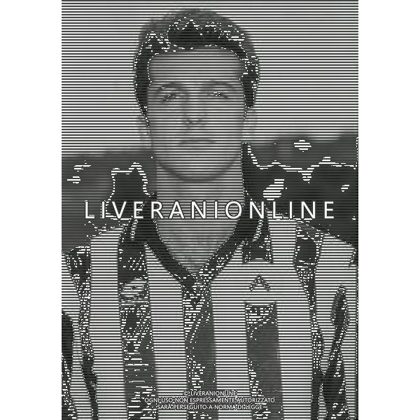 RETROSPETTIVA MARCO BRANCA CALCIATORE NELLA FOTO MARCO BRANCA CON LA MAGLIA DELL\'UDINESE CALCIO AG ALDO LIVERANI SAS