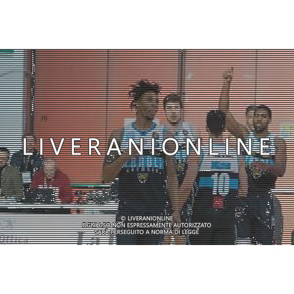 Campionato di Basket Serie A 2019/2020 Cremona, Italia 05/01/2020 Vanoli Cremona vs Happy Casa Brindisi Nella foto: Richardson Malachi della Vanoli Cremona esulta dopo un tiro segnato foto matteo casoni-alessio marini-ag aldo liverani sas