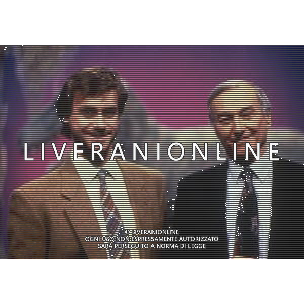 PIERO ANGELA, giornalista, scrittore e conduttore televisivo italiano - RETROSPETTIVA Nella foto con il figlio Alberto ©ARCHIVIO AGENZIA ALDO LIVERANI SAS