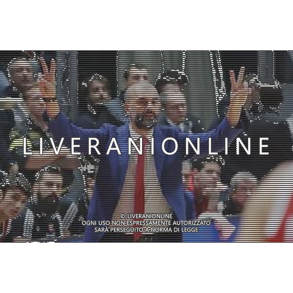 Campionato di Basket Serie A 2019/2020 Bologna, Italia 05/01/2020 Fortitudo Bologna vs Grissin Bon Reggio Emilia Nella foto: Maurizio Buscaglia, allenatore Grissin Bon Reggio Emilia FOTO MICHELE NUCCI-ALESSIO MARINI-AG ALDO LIVERANI SAS