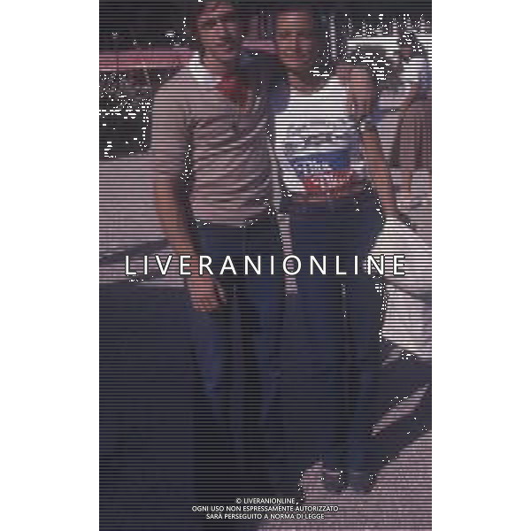 RETROSPETTIVA CORRADO BARAZZUTTI TENNIS NELLA FOTO CORRADO BARAZZUTTI CON LA MOGLIE AG ALDO LIVERANI SAS