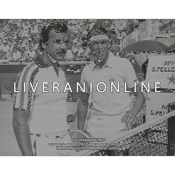 RETROSPETTIVA CORRADO BARAZZUTTI TENNIS NELLA FOTO CORRADO BARAZZUTTI CON ANTONIO ZUGARELLI AG ALDO LIVERANI SAS