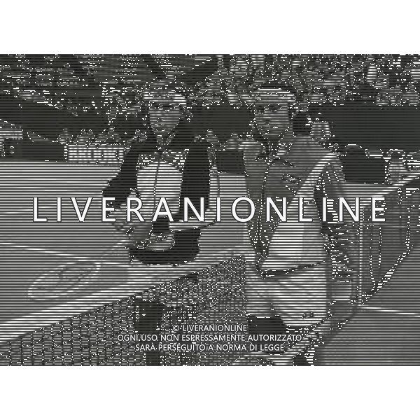RETROSPETTIVA CORRADO BARAZZUTTI TENNIS NELLA FOTO CORRADO BARAZZUTTI CON GUILLERMO VILAS AG ALDO LIVERANI SAS