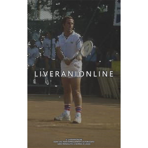 RETROSPETTIVA PAOLO BERTOLUCCI TENNIS NELLA FOTO PAOLO BERTOLUCCI AG ALDO LIVERANI SAS