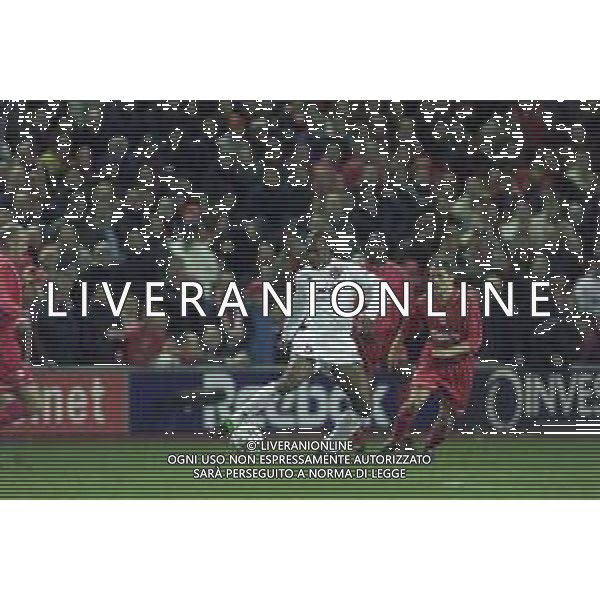 18-10-2000 LIVERPOOL -COPPA UEFA LIVERPOOL ROMA NELLA FOTO MARCOS ASSUNCAO AG ALDO LIVERANI SAS