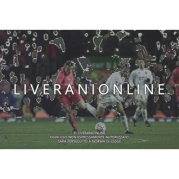18-10-2000 LIVERPOOL -COPPA UEFA LIVERPOOL ROMA NELLA FOTO GABRIEL BATISTUTA AG ALDO LIVERANI SAS