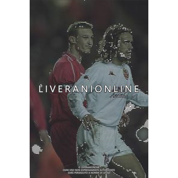 18-10-2000 LIVERPOOL -COPPA UEFA LIVERPOOL ROMA NELLA FOTO GABRIEL BATISTUTA AG ALDO LIVERANI SAS