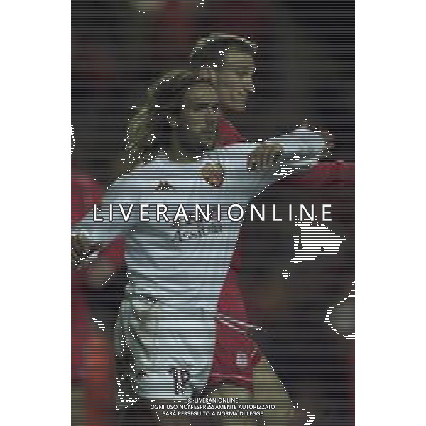 18-10-2000 LIVERPOOL -COPPA UEFA LIVERPOOL ROMA NELLA FOTO GABRIEL BATISTUTA AG ALDO LIVERANI SAS