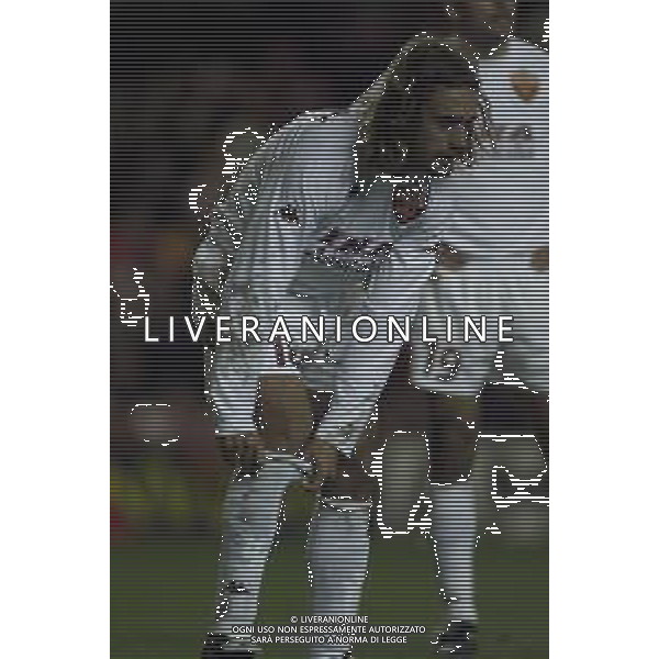 18-10-2000 LIVERPOOL -COPPA UEFA LIVERPOOL ROMA NELLA FOTO GABRIEL BATISTUTA AG ALDO LIVERANI SAS