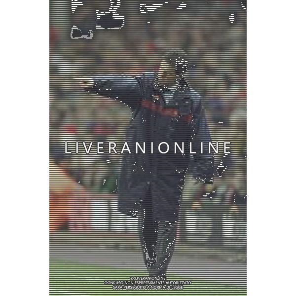 18-10-2000 LIVERPOOL -COPPA UEFA LIVERPOOL ROMA NELLA FOTO FABIO CAPELLO ALLENATORE ROMA CALCIO AG ALDO LIVERANI SAS