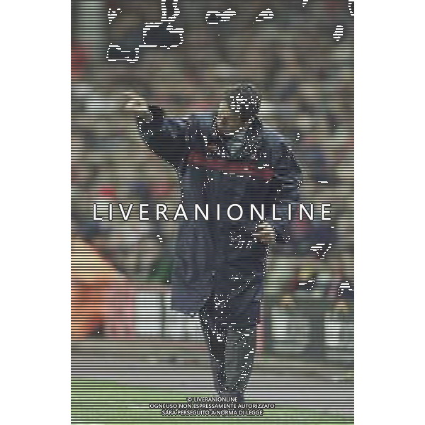 18-10-2000 LIVERPOOL -COPPA UEFA LIVERPOOL ROMA NELLA FOTO FABIO CAPELLO ALLENATORE ROMA CALCIO AG ALDO LIVERANI SAS