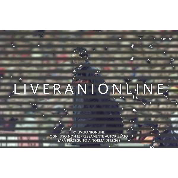 18-10-2000 LIVERPOOL -COPPA UEFA LIVERPOOL ROMA NELLA FOTO FABIO CAPELLO ALLENATORE ROMA CALCIO AG ALDO LIVERANI SAS
