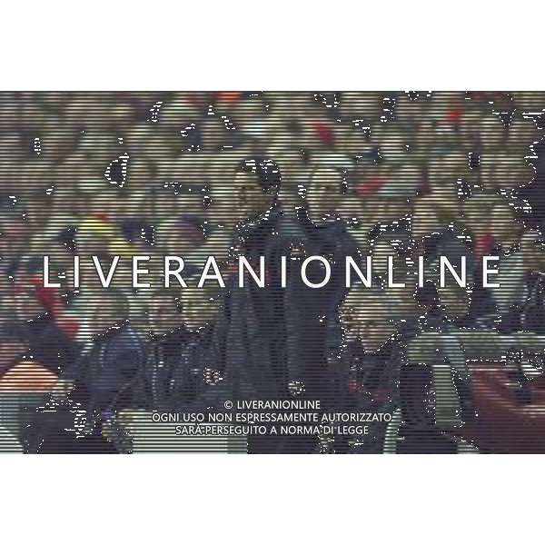 18-10-2000 LIVERPOOL -COPPA UEFA LIVERPOOL ROMA NELLA FOTO FABIO CAPELLO ALLENATORE ROMA CALCIO AG ALDO LIVERANI SAS