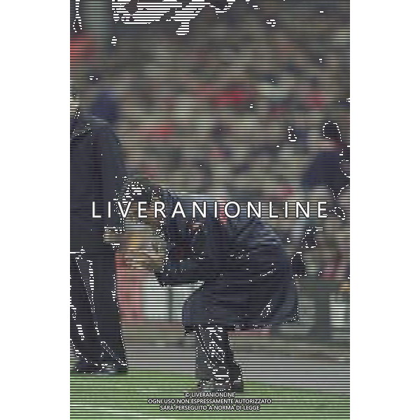 18-10-2000 LIVERPOOL -COPPA UEFA LIVERPOOL ROMA NELLA FOTO FABIO CAPELLO ALLENATORE ROMA CALCIO AG ALDO LIVERANI SAS
