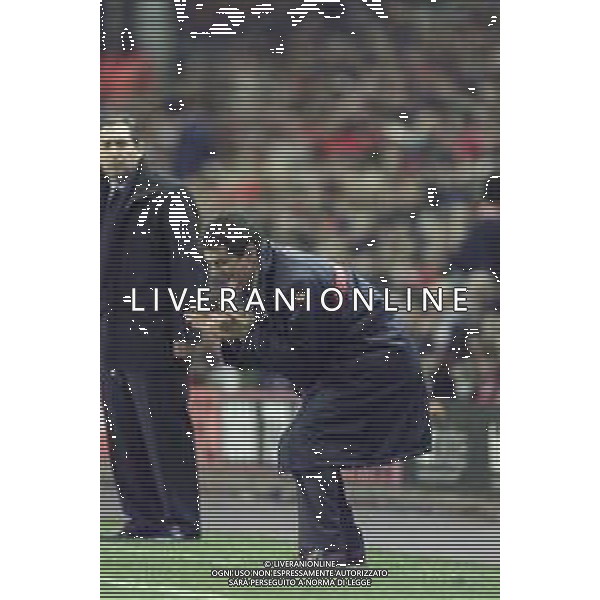 18-10-2000 LIVERPOOL -COPPA UEFA LIVERPOOL ROMA NELLA FOTO FABIO CAPELLO ALLENATORE ROMA CALCIO AG ALDO LIVERANI SAS
