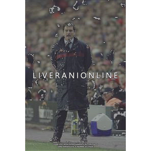 18-10-2000 LIVERPOOL -COPPA UEFA LIVERPOOL ROMA NELLA FOTO FABIO CAPELLO ALLENATORE ROMA CALCIO AG ALDO LIVERANI SAS