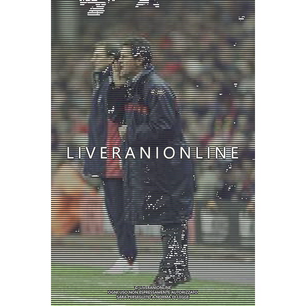 18-10-2000 LIVERPOOL -COPPA UEFA LIVERPOOL ROMA NELLA FOTO FABIO CAPELLO ALLENATORE ROMA CALCIO AG ALDO LIVERANI SAS