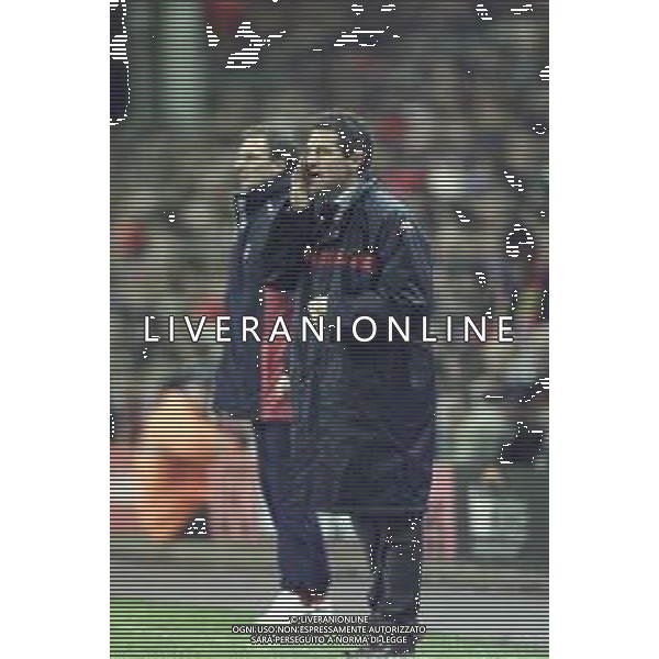 18-10-2000 LIVERPOOL -COPPA UEFA LIVERPOOL ROMA NELLA FOTO FABIO CAPELLO ALLENATORE ROMA CALCIO AG ALDO LIVERANI SAS