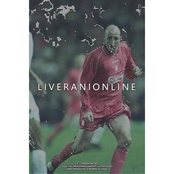 18-10-2000 LIVERPOOL -COPPA UEFA LIVERPOOL ROMA NELLA FOTO Gary McAllister AG ALDO LIVERANI SAS