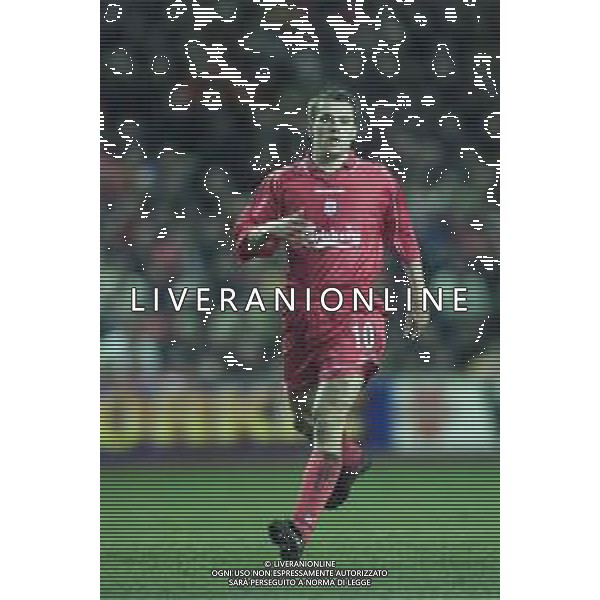 18-10-2000 LIVERPOOL -COPPA UEFA LIVERPOOL ROMA NELLA FOTO Michael Owen AG ALDO LIVERANI SAS