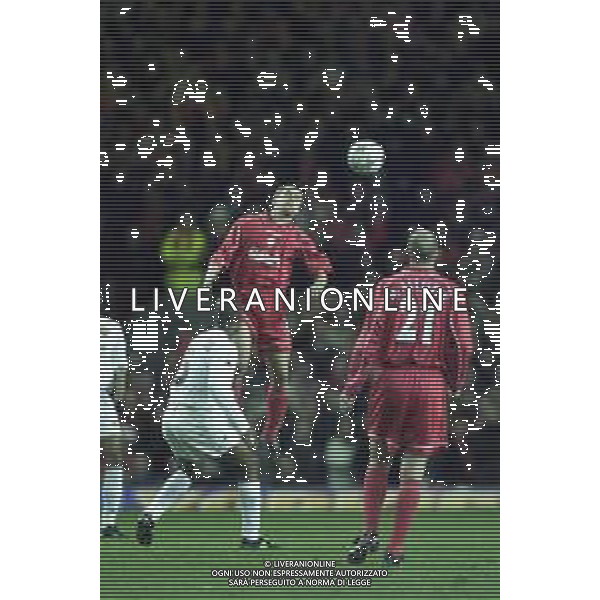 18-10-2000 LIVERPOOL -COPPA UEFA LIVERPOOL ROMA NELLA FOTO Michael Owen AG ALDO LIVERANI SAS
