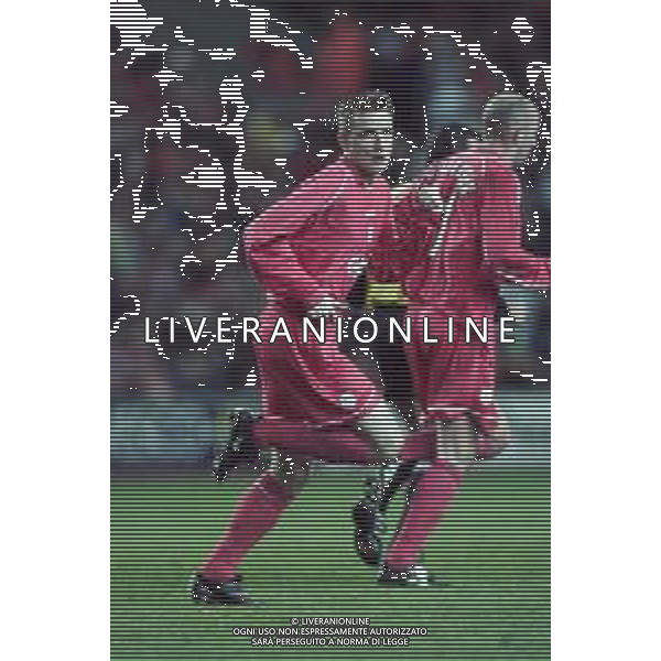18-10-2000 LIVERPOOL -COPPA UEFA LIVERPOOL ROMA NELLA FOTO Vladimir Smicer AG ALDO LIVERANI SAS