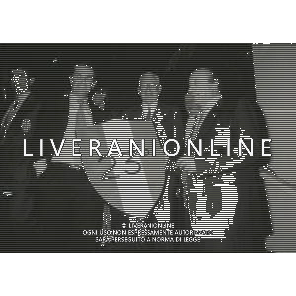 1998 TORINO -FESTA SCUDETTO JUVENTUS CALCIO NELLA FOTO VITTORIO CHIUSANO E LUCIANO MOGGI AG ALDO LIVERANI SAS