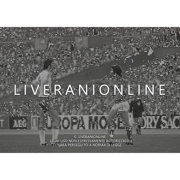 RETROSPETTIVA ROBERTO BONINSEGNA CALCIATORE NELLA FOTO ROBERTO BONINSEGNA CON LA MAGLIA DELLA NAZIONALE ITALIANA NELL\'ANNO 1974 AI CAMPIONATI DEL MONDO IN GERMANIA AG ALDO LIVERANI SAS