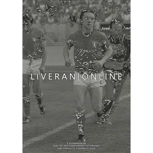 RETROSPETTIVA ROBERTO BONINSEGNA CALCIATORE NELLA FOTO ROBERTO BONINSEGNA CON LA MAGLIA DELLA NAZIONALE ITALIANA NELL\'ANNO 1974 AI CAMPIONATI DEL MONDO IN GERMANIA AG ALDO LIVERANI SAS