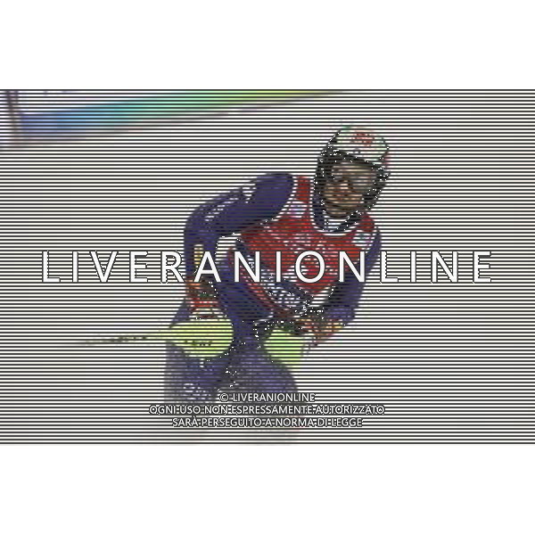 Sci Alpino Madonna di Campiglio, Italia 08/01/2020 Coppa del Mondo - 3Tre - Night Slalom Maschile Nella foto: GROSS Stefano ITA all\'arrivo ©LM/Luca Tedeschi/ AGENZIA ALDO LIVERANI SAS