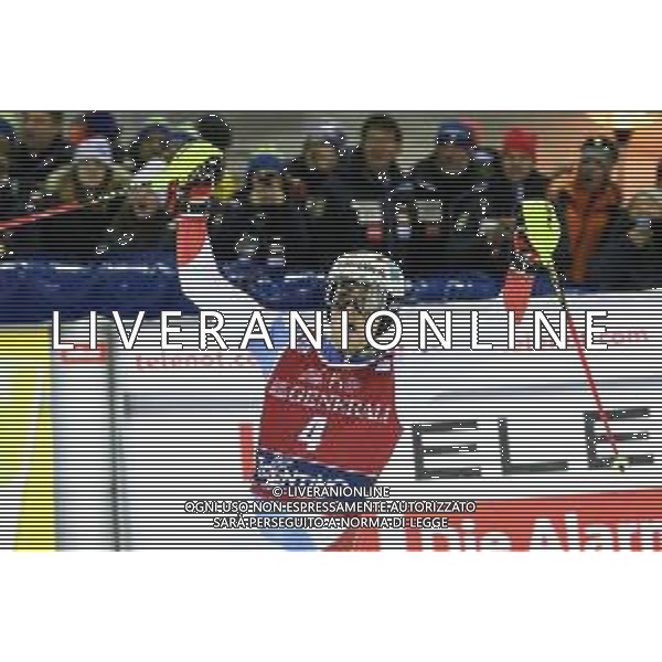 Sci Alpino Madonna di Campiglio, Italia 08/01/2020 Coppa del Mondo - 3Tre - Night Slalom Maschile Nella foto: YULE Daniel SUI vince sulla 3Ter per la seconda volta consecutiva ©LM/Luca Tedeschi/ AGENZIA ALDO LIVERANI SAS