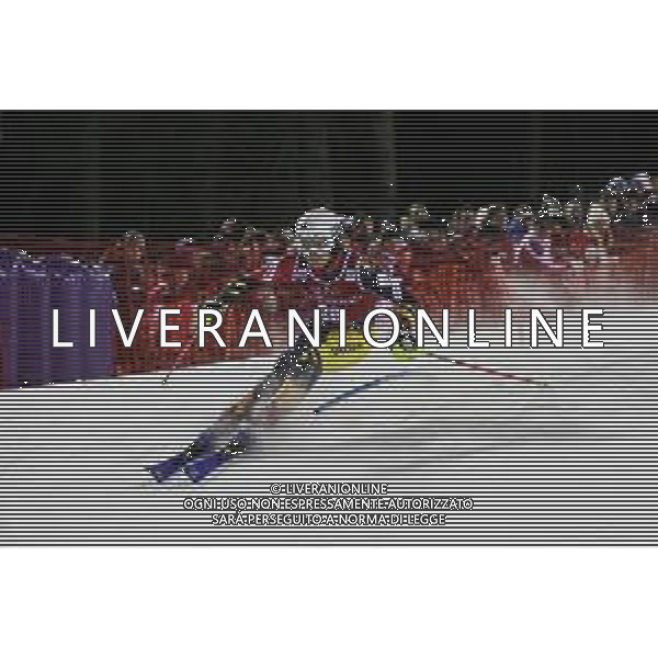 Sci Alpino Madonna di Campiglio, Italia 08/01/2020 Coppa del Mondo - 3Tre - Night Slalom Maschile Nella foto: MARCHANT Armand BEL ©LM/Luca Tedeschi/ AGENZIA ALDO LIVERANI SAS